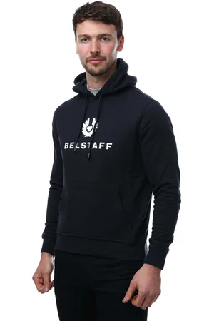 Belstaff Heren Signature Hoodie in Zwart