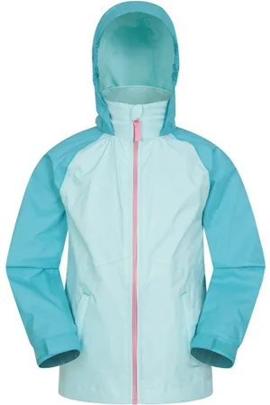 Mountain Warehouse Torrent II Waterdichte Jas voor kinderen/Kinderen (Lichtblauw)