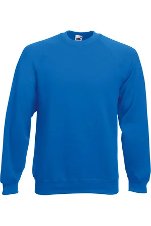 Fruit Of The Loom Heren Raglan Mouwen Belcoro® Sweatshirt (Royaal )