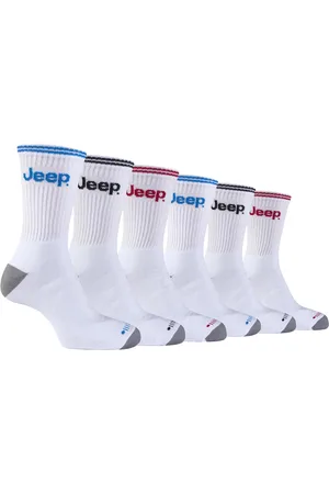 Jeep 6 Paar Multipack Heren Sportkousen | Crew Buiten Ademende Hardloopkousen