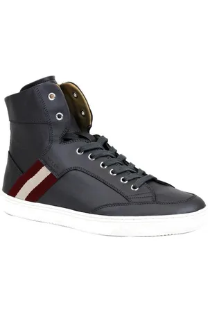 Bally Oldani Hoge Sneakers Donkergrijs