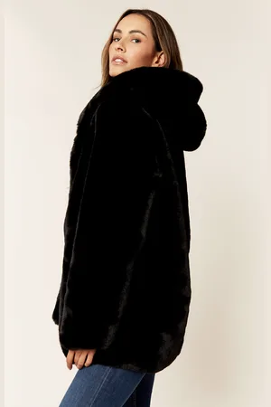 Gini London Jack van imitatiebont met capuchon