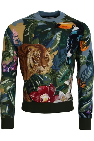 Dolce & Gabbana Geborduurde Wollen Zijden Trui