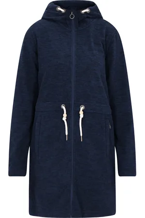 Dreimaster Fleecejas Dames marine gem