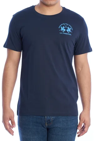 La Martina YMR009-JS206 Heren Regular Fit T-shirt met korte mouwen