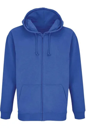 Sols Unisex Carter Full Zip Hoodie voor volwassenen (Koningsblauw)