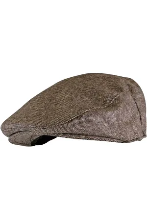 Sock Snob Traditionele platte pet van geruite wolmix voor heren - GL227