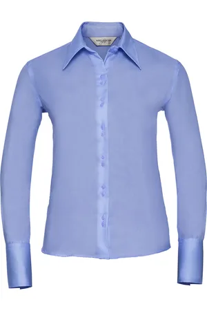 Russell Athletic Russell Collection Dames/Dames Ultimate Shirt Met Lange Mouwen (Heldere lucht)