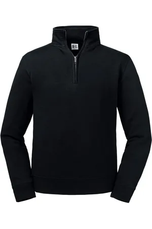 Russell Athletic Russell Heren Authentieke Zip Neck Sweatshirt