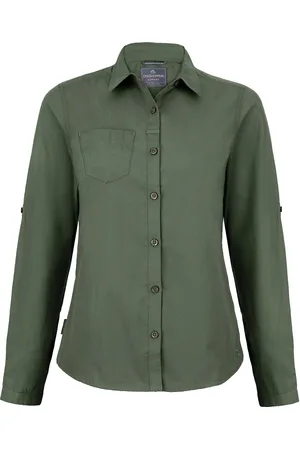 Craghoppers Dames/dames Expert Kiwi Shirt met lange mouwen (Cederhout )
