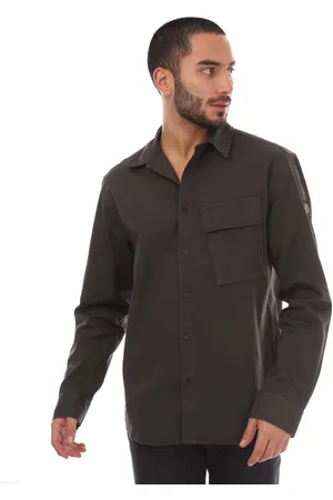 Belstaff Herenoverhemd Garment Dye Cotton Scale in