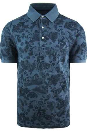 Eden Park Paris Maxiflore Heren Navy Poloshirt