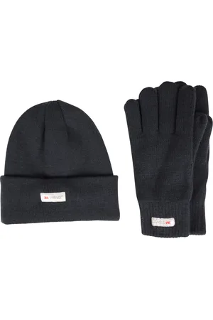 Mountain Warehouse Heren Thinsulate fleece muts & handschoenen set (Marine)