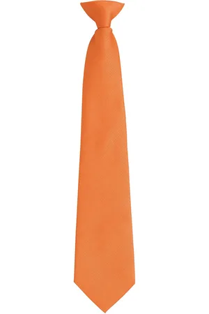 Premier Unisex volwassen kleuren modieuze effen Clip-On stropdas