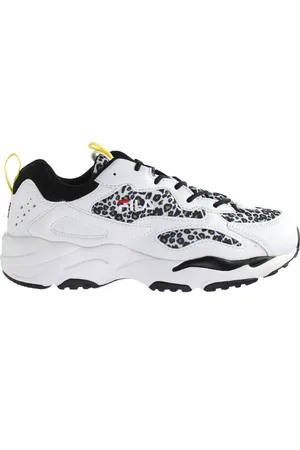 Fila Ray Tracer Dames Wit/Zwart Sportschoenen
