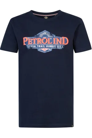 Petrol Industries Jongens Artwork T-shirt Driftwave - Blauw