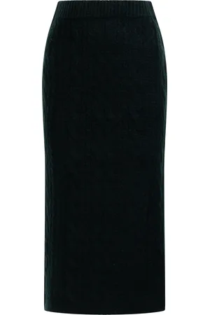 Dreimaster Gebreide midi-rok Dames