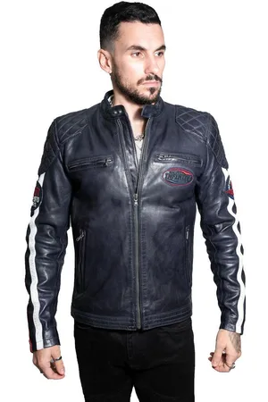 Infinity Klassiek leren race-jack voor heren, Barcelona