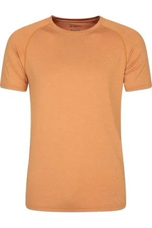 Mountain Warehouse Heren Agra Gestreept IsoCool T-Shirt (Mosterd)