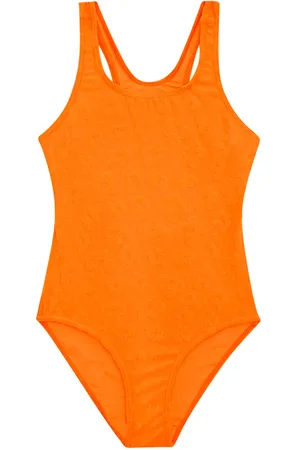 Regatta Eendelig Katrisse Floral Badpak met Textuur voor Meisjes (Satsuma)