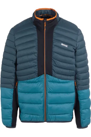 Regatta Heren Leedre Colour Block Hybride Jas (Maanlicht Denim/Marokkaans Blauw)