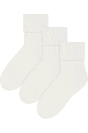Steven 3 Paar Dames Wol Bed Sokken | Luxe Lichtgewicht Warme Lounge Sokken - Room