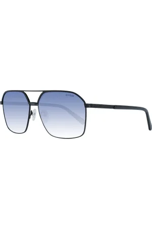 Guess GF5081 01W blauw gradiënt gespiegelde zonnebril