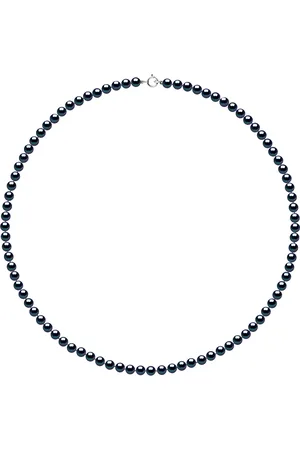 Diadema Rank ketting kralen zoetwater 4-5mm Ronde Wit Goud 18 Karaat