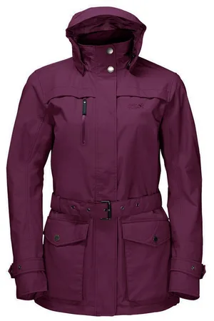 Jack Wolfskin Kimberley Womens Burgundy Parka Jacket