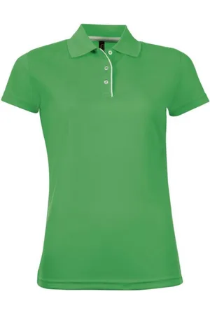 Sols Dames/dames Performer korte mouw Pique Polo Shirt (Kelly )