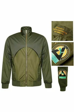 PUMA X Han Kjobenhavn Lange Mouw Zip Up Olijf Heren Jas 576887 77
