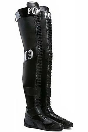 PUMA X Fenty Over The Knee Satijnen Laarzen - Dames