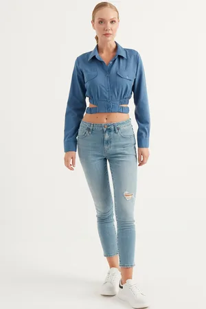 HERITA Overhemd met elastische taille