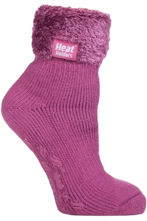 Heat Holders Dames Non Slip Thermische Enkel Slipper Bed Sokken - HHL04