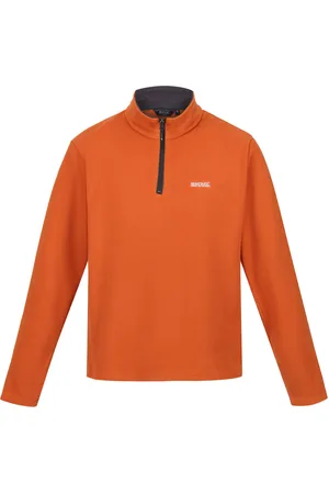 Regatta Geweldig voor Buiten Heren Thompson Half Zip Fleece Sweater (Verbrand koper)