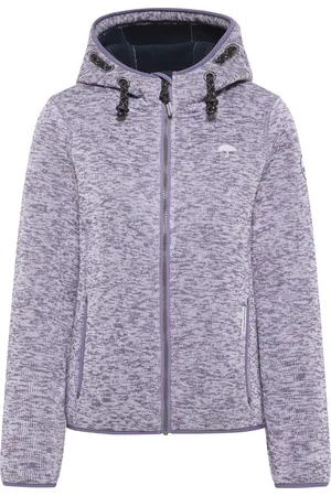 Schmuddelwedda Gebreide fleece jas fraully Dames rokerig melange