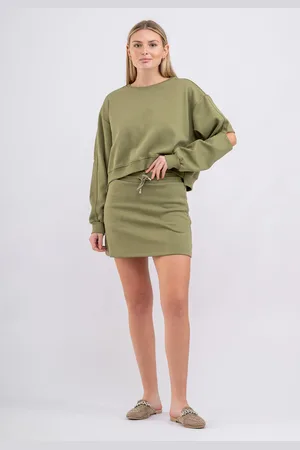 Tom Barron Dames Stijlvolle tweedelige set met rok