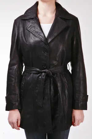 Infinity Dames 3/4 lengte strikriem trenchcoat-Oldbury