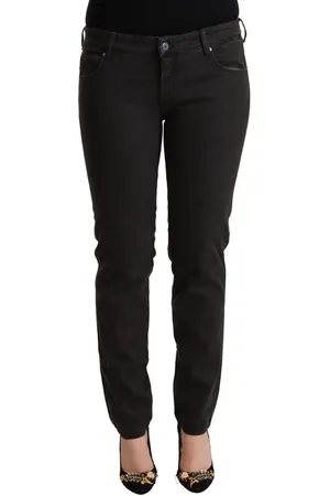 ERMANNO SCERVINO Skinny Denim Jeans Met Lage Taille