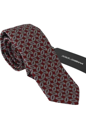 Dolce & Gabbana Zijden Brede Stropdas Met Print
