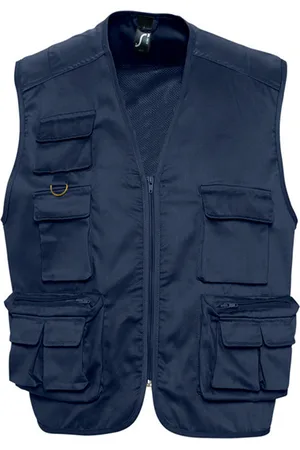 Sols Wild Unisex Full Zip Waistcoat Bodywarmer Jacket (Marine)