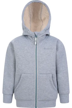 Mountain Warehouse Kinder/Kids Alpine II Full Zip Hoodie (Lichtgrijs)