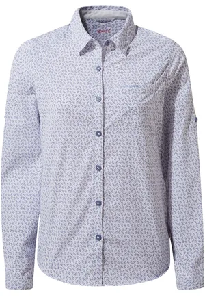 Craghoppers Dames/dames NosiLife Gisele shirt met lange mouwen (Paradijs Blauwdruk)