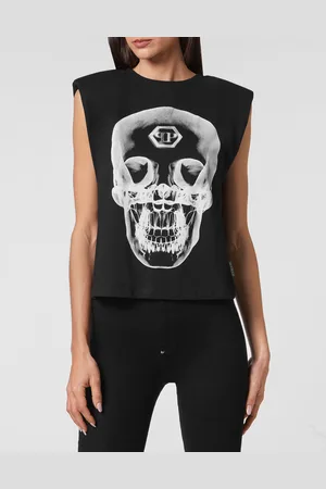 Philipp Plein T-Shirt Ronde Hals Skull