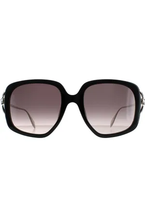 Alexander McQueen Square dames zilver grijs gradiënt am0374s