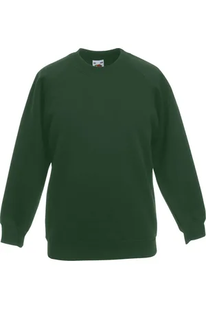 Fruit Of The Loom Kinderen Unisex Raglan mouwen Sweatshirt (Bottle )