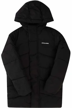 JACK & JONES Jongensjack Jack and Jones Otis Long Puffer Hooded Jacket in