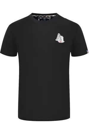 Aquascutum "1851 AQ" Logo Black T-Shirt