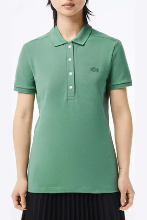 Lacoste Dames L.12.D Slim Fit Stretch Mini Piqué Poloshirt in