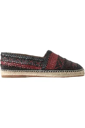 Dolce & Gabbana Buffalo Leather Espadrille Schoenen